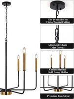 Modern Retro Chandelier Pendent Lamp LED Living Room Lighting Fixtures