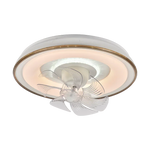 LED Fan Lights Ceiling Lamp with Remote Control - Three Colors, Dimmable for Bedroom-Living Room