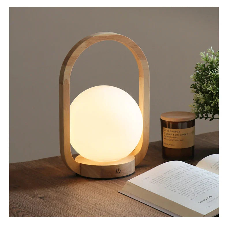 Touch Dimmable LED Portable Night Light for Bedside Table