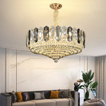 Crystal Light Chandelier: Modern Elegance for Living Room, Bedroom, Dining Room