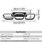 Acrylic LED Ceiling Lamp: Modern Nordic Chandelier for Living Dining Room & Aisle