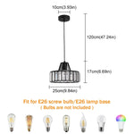 K9 Crystal Pendant Light LED Ceiling Lamp Nordic Chandelier for Living Room