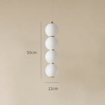 Glass Ball Chandelier Pendant Light for Living Bedroom