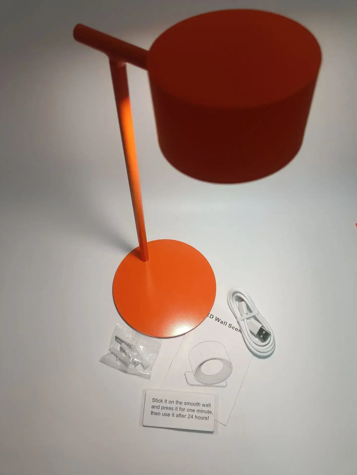RGB Desk Lamp: Portable, Magnetic, Rechargeable, 360° Rotation, Wall Mount, Reading Light