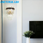 Crystal LED Wall Light Modern Elegant Design for Living Room & Bedroom