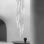Modern Luxury LED Stair Pendant Chandelier Light for Villa