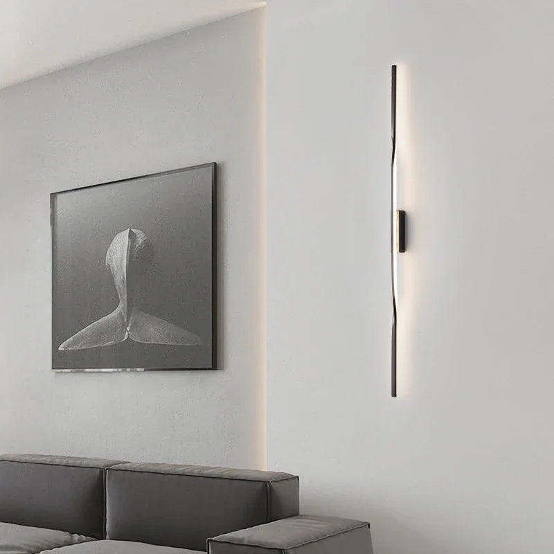 LED Indoor Copper Wall Lamp for Modern Outdoor Living Room Décor