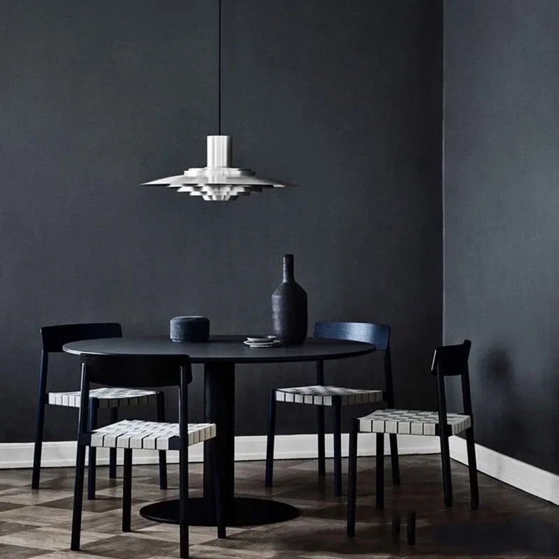 Metal Pendant Light with E27 Bulb for Dining Room and Kitchen