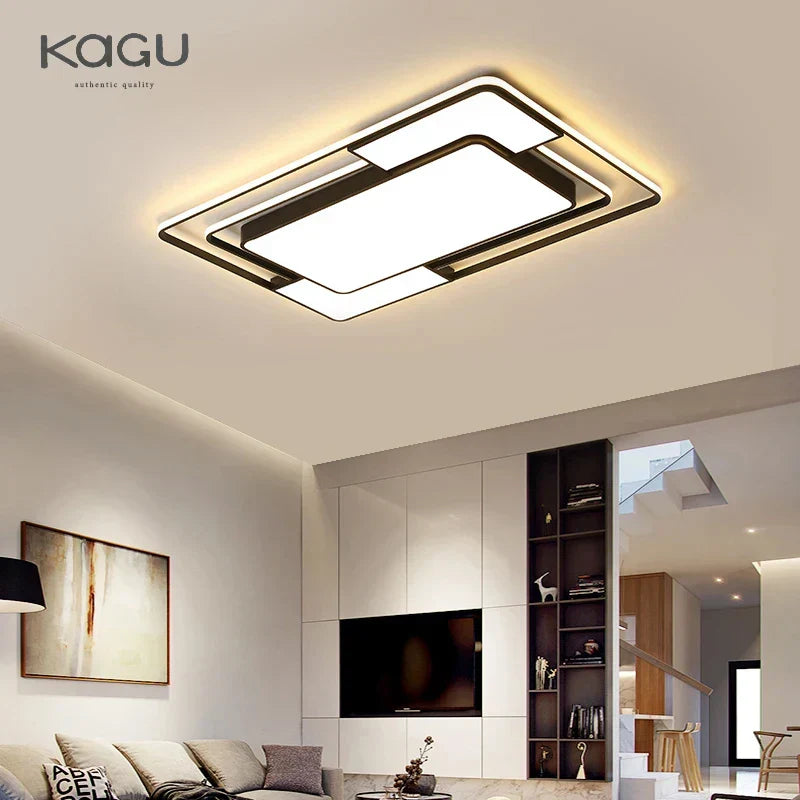 Modern Black Chandelier Ceiling Lamp for Living Room Bedroom Dining Room