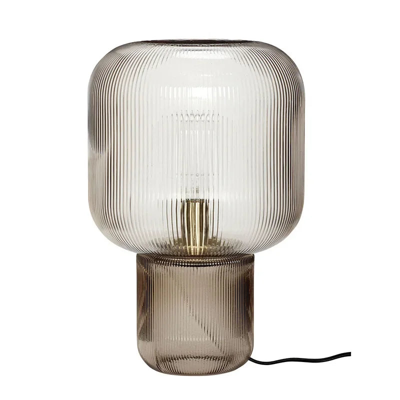 Nordic Glass Table Lamp for Bedroom Living Room Club Mushroom Lamp