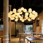 Glass Ball LED Chandelier Pendant for Living Dining Room