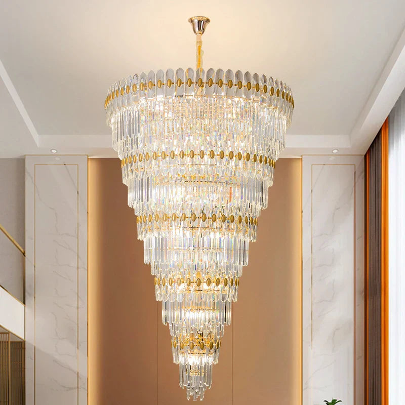 Crystal Chandelier: Modern Light Luxury for Living Room, Dining Room, and Bedroom