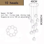 LED Chandelier: Modern Lighting for Living, Dining, and Staircase Areas