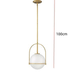 Glass Ball Suspension Ceiling Light for Living Room
