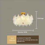 Luxury Cream Wind Crystal Chandelier: High-End Living Room, Dining Room, Bedroom Light