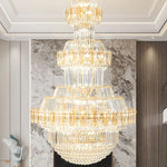 Crystal Chandelier: Villa High Living Room Luxury Lighting