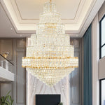 Modern Crystal Duplex Chandelier for Luxurious European Style Villa Living Room