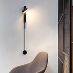 Adjustable LED Wall Lamp Rotation Dimming Switch Indoor Sconce Lighting