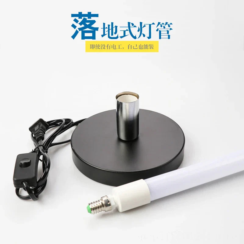 Waterproof LED Tube Pendant Light Fixture for Industrial Outdoor Decor