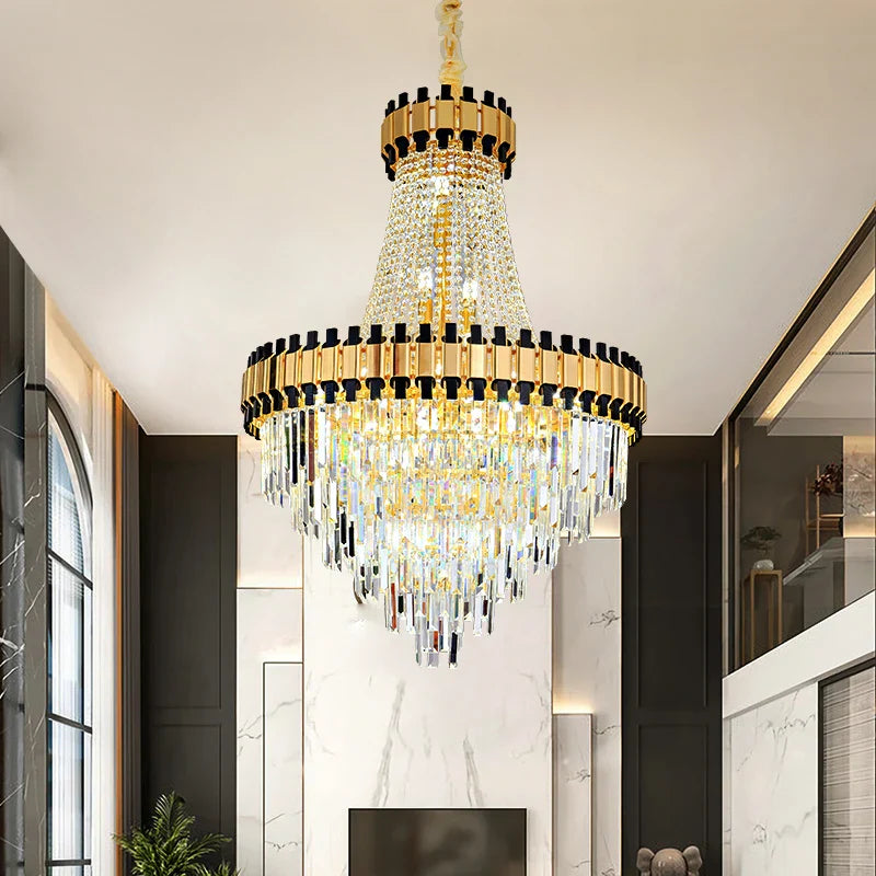 Main Living Room Crystal Chandelier - Post-modern Light Luxury Design