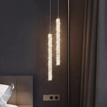 Luxury Crystal Pendant Chandelier LED Light Fixture for Modern Home Decor
