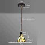 Afralia™ Square LED Pendant Light Wood Glass Modern Home Lighting
