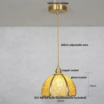 Afralia™ Crystal Glass LED Pendant: Tiffany Style Hanging Light for Living Room