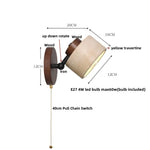 White Glass LED Wall Lights - Modern Nordic Bedroom Sconce