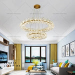 Crystal Chandelier for Living and Dining Room High-End Elegant Bedroom Lighting