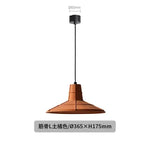 Nostalgic Industrial Cement Pendant Lamp Orange Hanging Light for Home Decor
