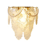 Luxe Crystal Glass Wall Lamp for Aisle, Living Room, Bedroom & Corridor Lighting