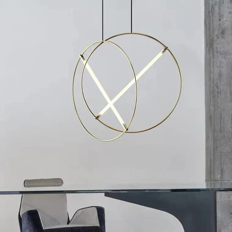 LED Metal Pendant Light for Dining Room & Bedroom