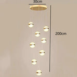Modern Pendant Light Chandeliers for Living Room Staircase LED Indoor Lighting