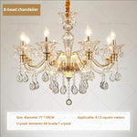 European Crystal Chandelier: Simple Fashion for Living, Dining, Bedroom & Villa