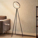 Modern Circle LED Floor Lamp for Bedroom Living Room Decor