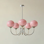 Glass Ball Chandelier Pendant Light for Living Dining Room