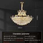 Crystal Chandelier: Modern Nordic Luxury for Living Room, Dining Room, Bedroom