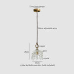 Crystal LED Ceiling Light - Modern Style for Bedroom, Living, Dining Room