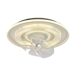 Dimmable LED Fan Lights Ceiling Lamp with Remote Control for Bedroom Living Room
