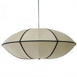 Danish Fabric Pendant Lamp Vintage Chandelier E27 Bulb