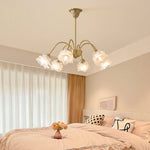 Elegant Flower Chandelier - Modern Retro Medieval Style for Living Room Dining Bedroom