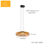 Glass Plate Ceiling Pendant Lights LED Fixture