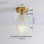 White Glass LED Ceiling Lamp Modern Living Room Bedroom Light