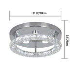 Afralia Smart LED Chandelier Modern Ceiling Lamp Remote Control for Living Dining Room