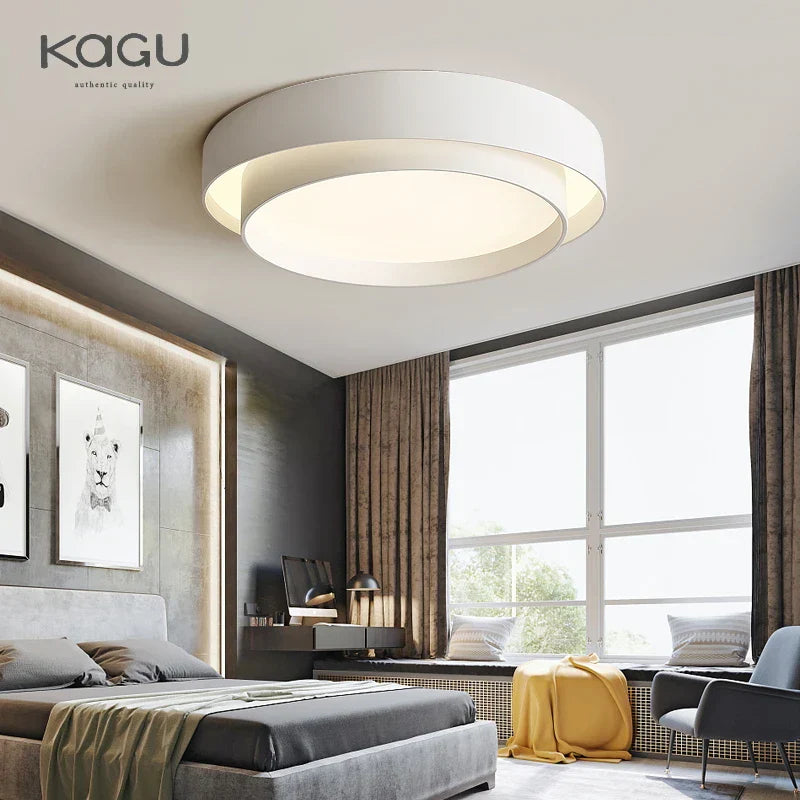 Modern Copper Ceiling Light for Living Room Bedroom Decor