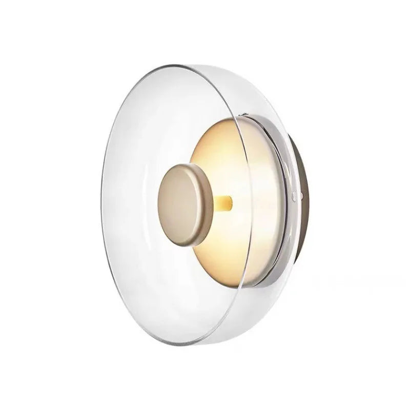 Nordic Glass Wall Lamp LED Sconce Light for Living & Bedroom