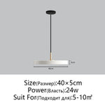UFO Metal LED Pendant Light - Modern Art Design, Round Hanging Lamp for Home Decor