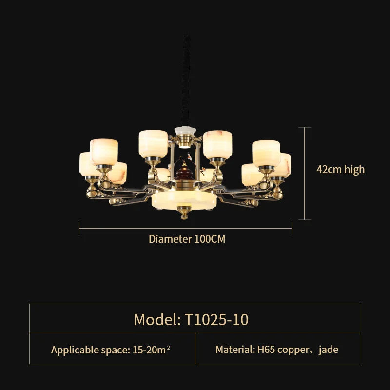 European Crystal Chandelier: Modern Luxury Copper Lighting for Living Room, Restaurant, and Hall.