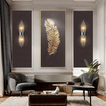 Crystal Copper Wall Lights: Postmodern Luxe Bedroom & Living Room Lighting