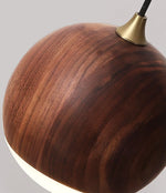 LED Walnut Wood Wall Light Sconce with Adjustable Acrylic Lamparas
